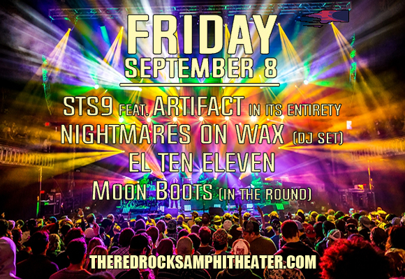 STS9 - Sound Tribe Sector 9, Nightmares On Wax & El Ten Eleven at Red Rocks Amphitheater