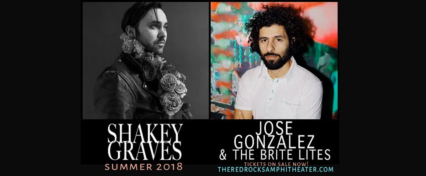 Shakey Graves & Jose Gonzalez and The Brite Lites at Red Rocks Amphitheater