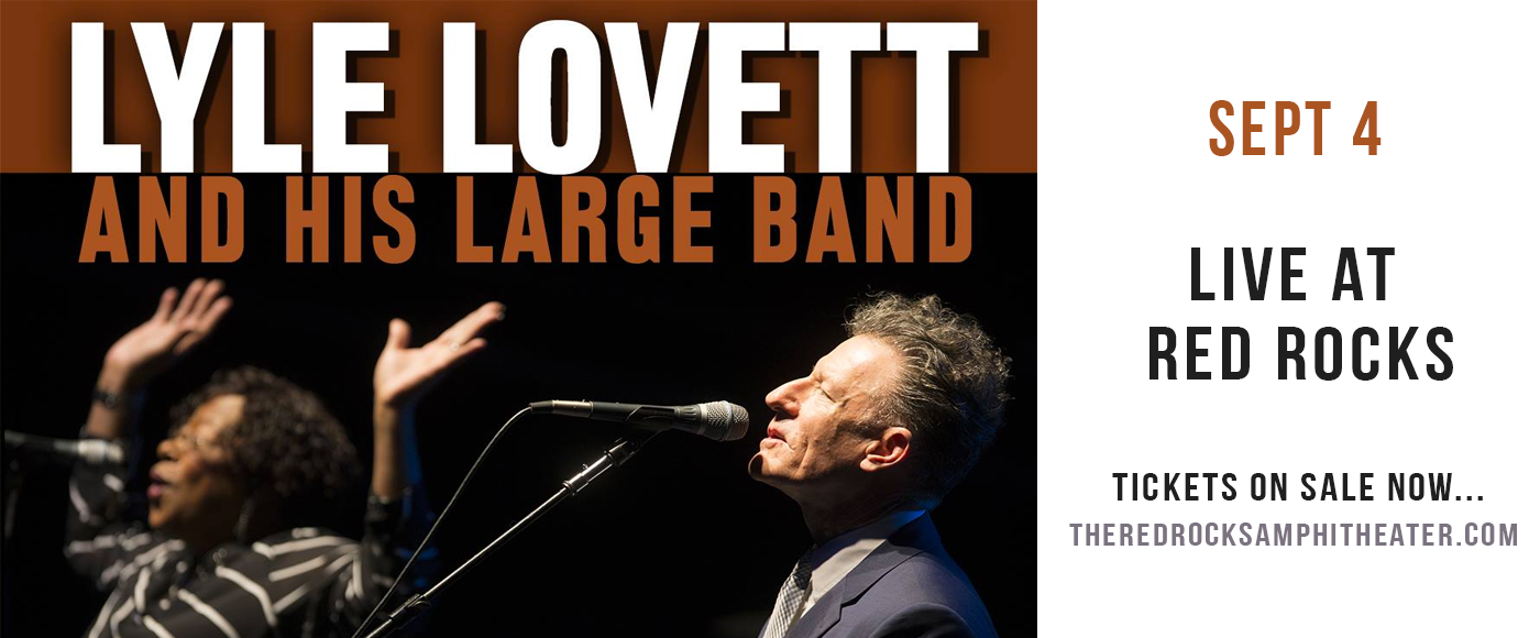 Lyle Lovett and His Large Band at Red Rocks Amphitheater