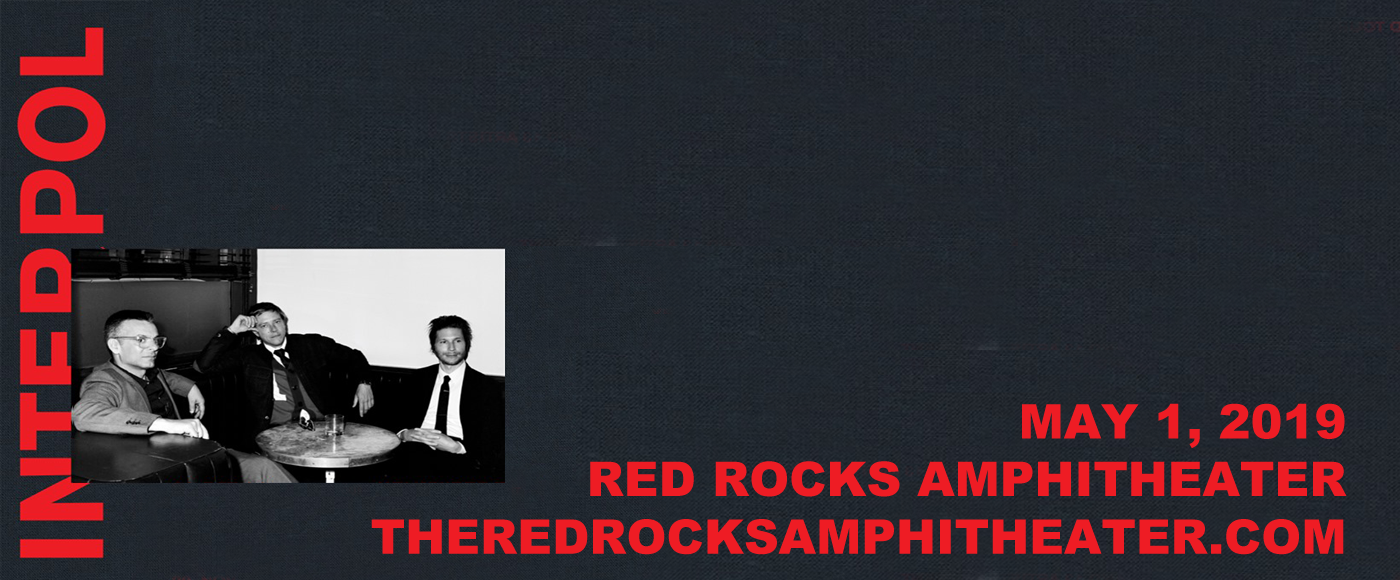 Interpol at Red Rocks Amphitheater