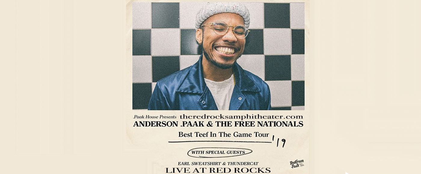 Anderson .Paak at Red Rocks Amphitheater