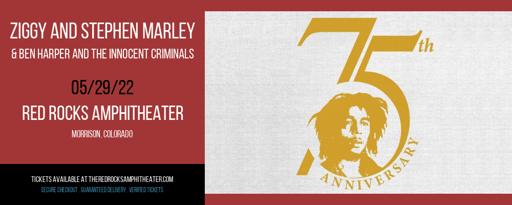 Ziggy and Stephen Marley & Ben Harper and The Innocent Criminals at Red Rocks Amphitheater