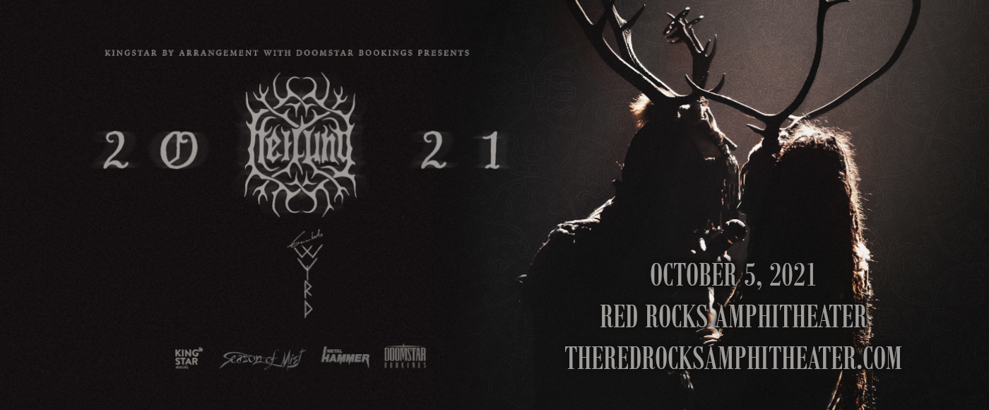 Heilung Tickets 5th October Red Rocks Amphitheatre