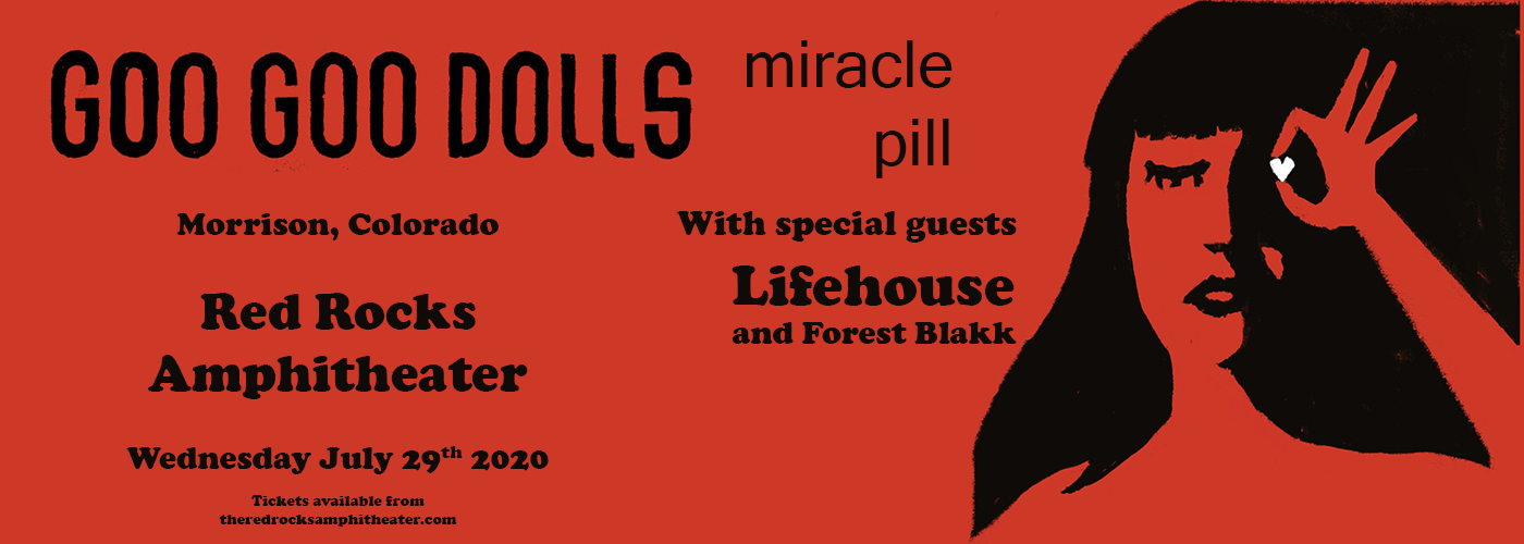 Goo Goo Dolls & Lifehouse at Red Rocks Amphitheater