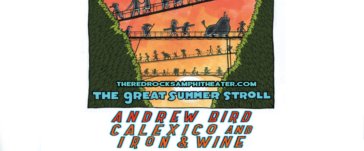 Andrew Bird, Calexico & Iron and Wine at Red Rocks Amphitheater