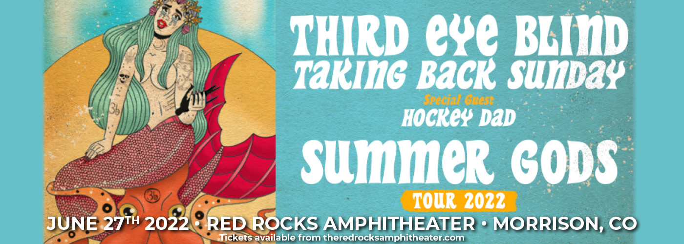 Third Eye Blind: The Summer Gods Tour with Taking Back Sunday & Hockey Dad at Red Rocks Amphitheater