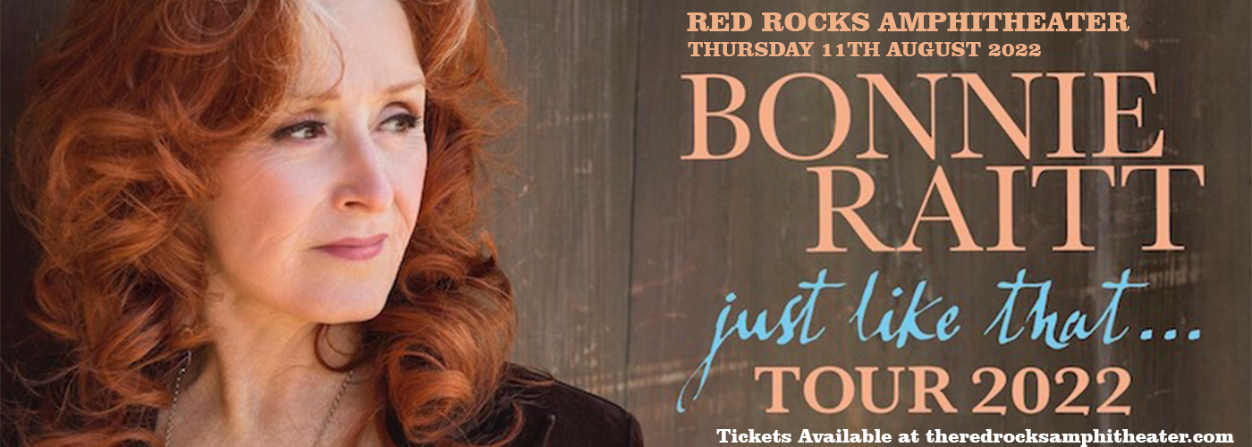 Bonnie Raitt at Red Rocks Amphitheater