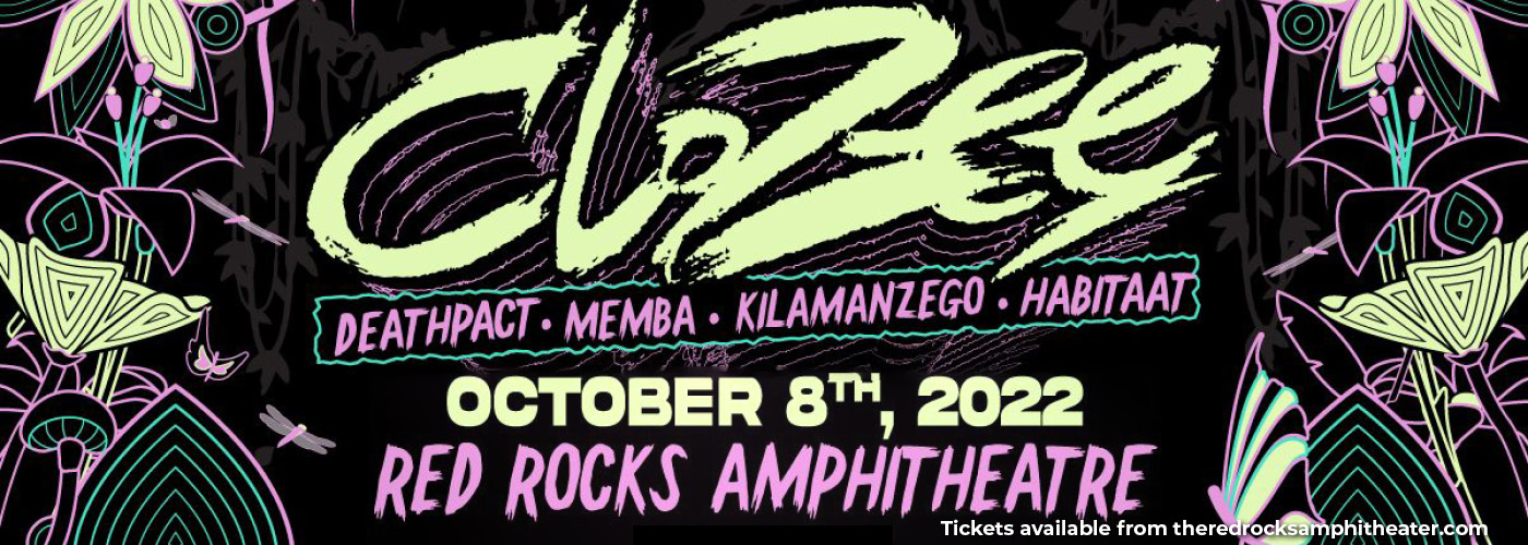 CloZee with Deathpact, MEMBA, Kilamanzego & Habitaat at Red Rocks Amphitheater