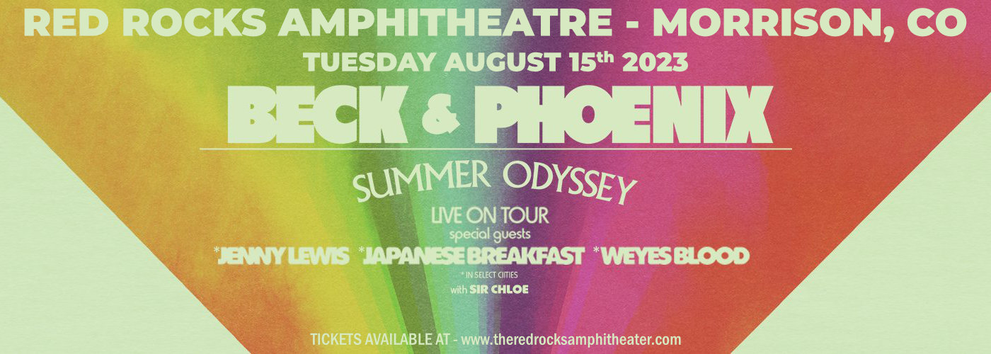 Beck & Phoenix at Red Rocks Amphitheater
