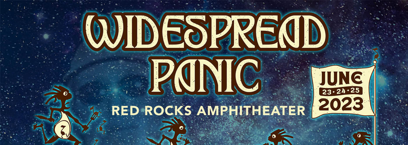 Widespread Panic - 3 Day Pass at Red Rocks Amphitheater