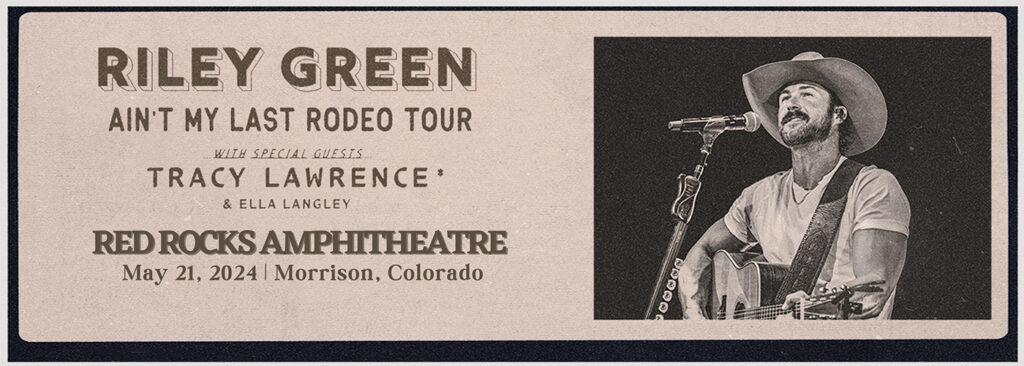 Riley Green at Red Rocks Amphitheatre