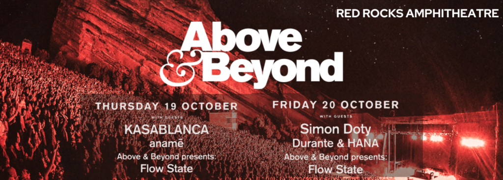 Above & Beyond - 2 Day Pass at Red Rocks Amphitheatre