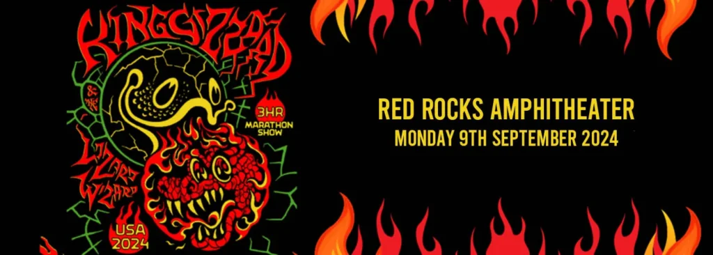 King Gizzard and The Lizard Wizard at Red Rocks Amphitheatre