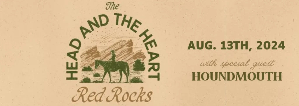 The Head and The Heart at Red Rocks Amphitheatre
