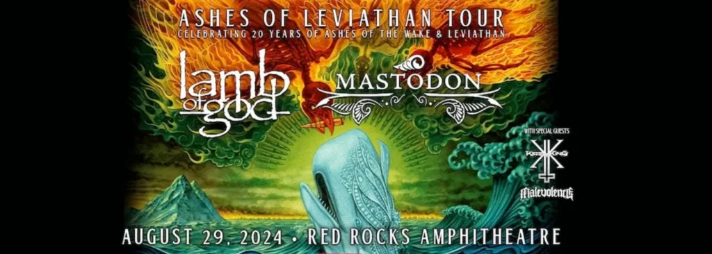 Lamb Of God & Mastodon at Red Rocks Amphitheatre