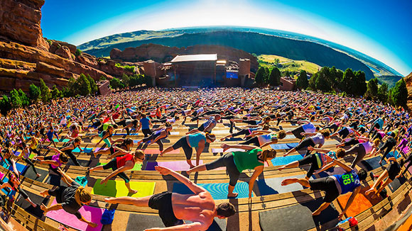 Yoga On The Rocks at Red Rocks Amphitheater