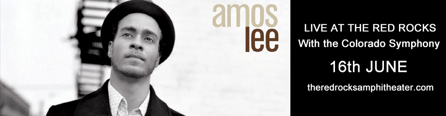 Amos Lee & Colorado Symphony at Red Rocks Amphitheater