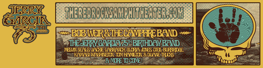 Jerry Garcia 75th Birthday Concert: Bob Weir and The Campfire Band at Red Rocks Amphitheater