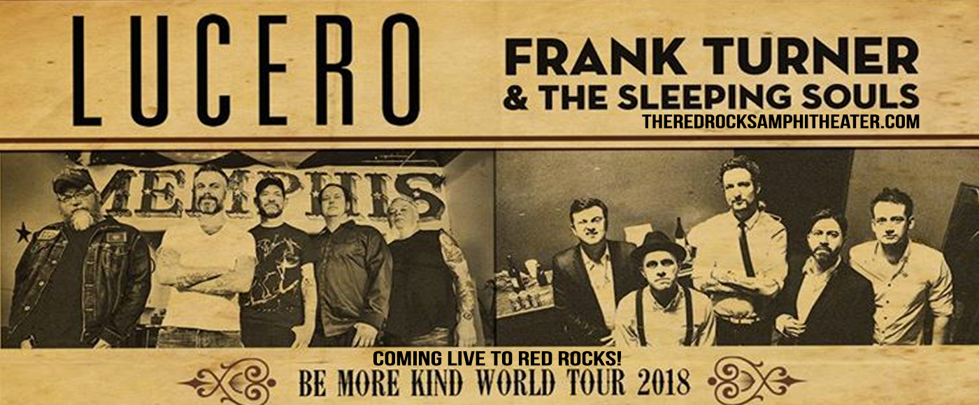 Frank Turner and The Sleeping Souls, Lucero - The Band & The Menzingers at Red Rocks Amphitheater