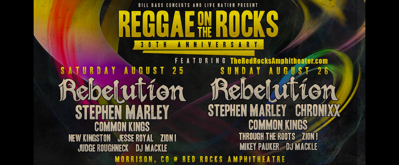 Reggae On the Rocks: Rebelution, Stephen Marley & Common Kings at Red Rocks Amphitheater