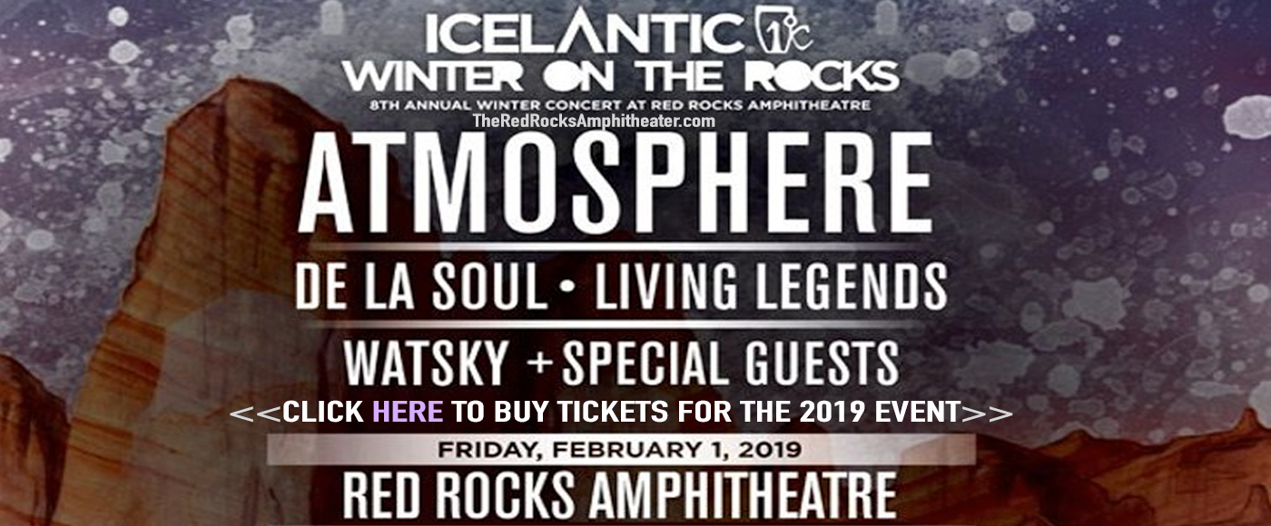 Icelantic's Winter On The Rocks: Atmosphere at Red Rocks Amphitheater
