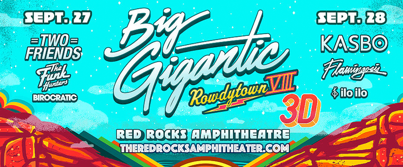 Big Gigantic - Saturday at Red Rocks Amphitheater