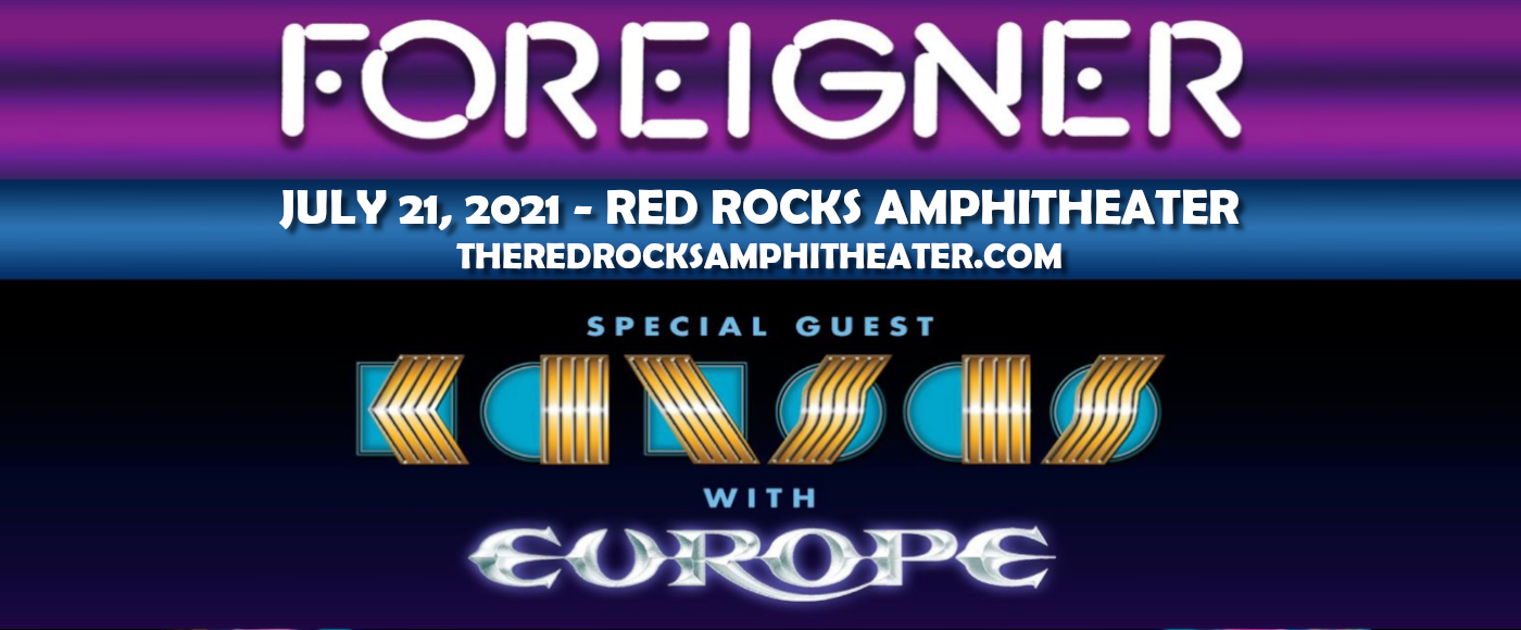 Foreigner, Kansas & Europe [CANCELLED] at Red Rocks Amphitheater