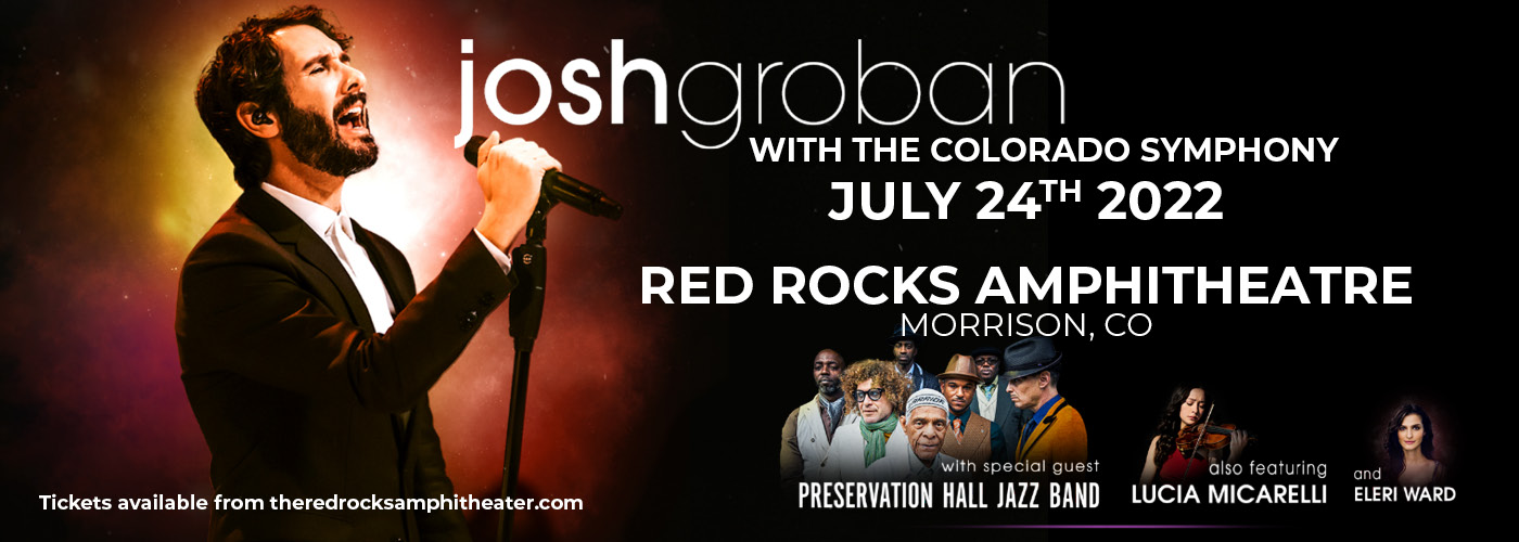 Josh Groban With The Colorado Symphony at Red Rocks Amphitheater