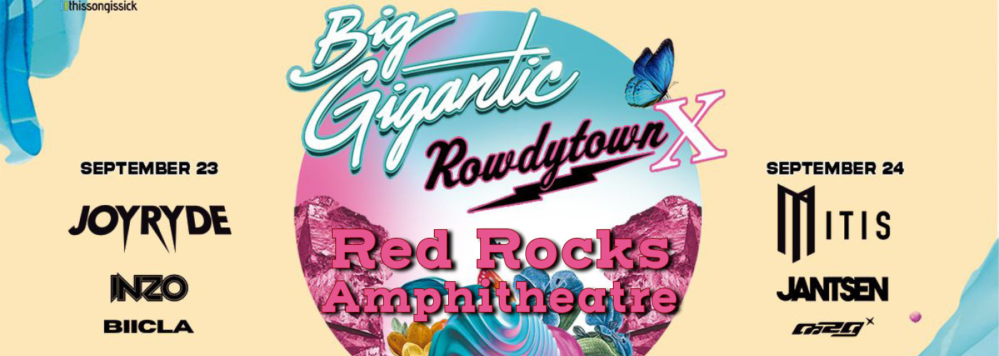 Big Gigantic - 2 Day Pass at Red Rocks Amphitheater